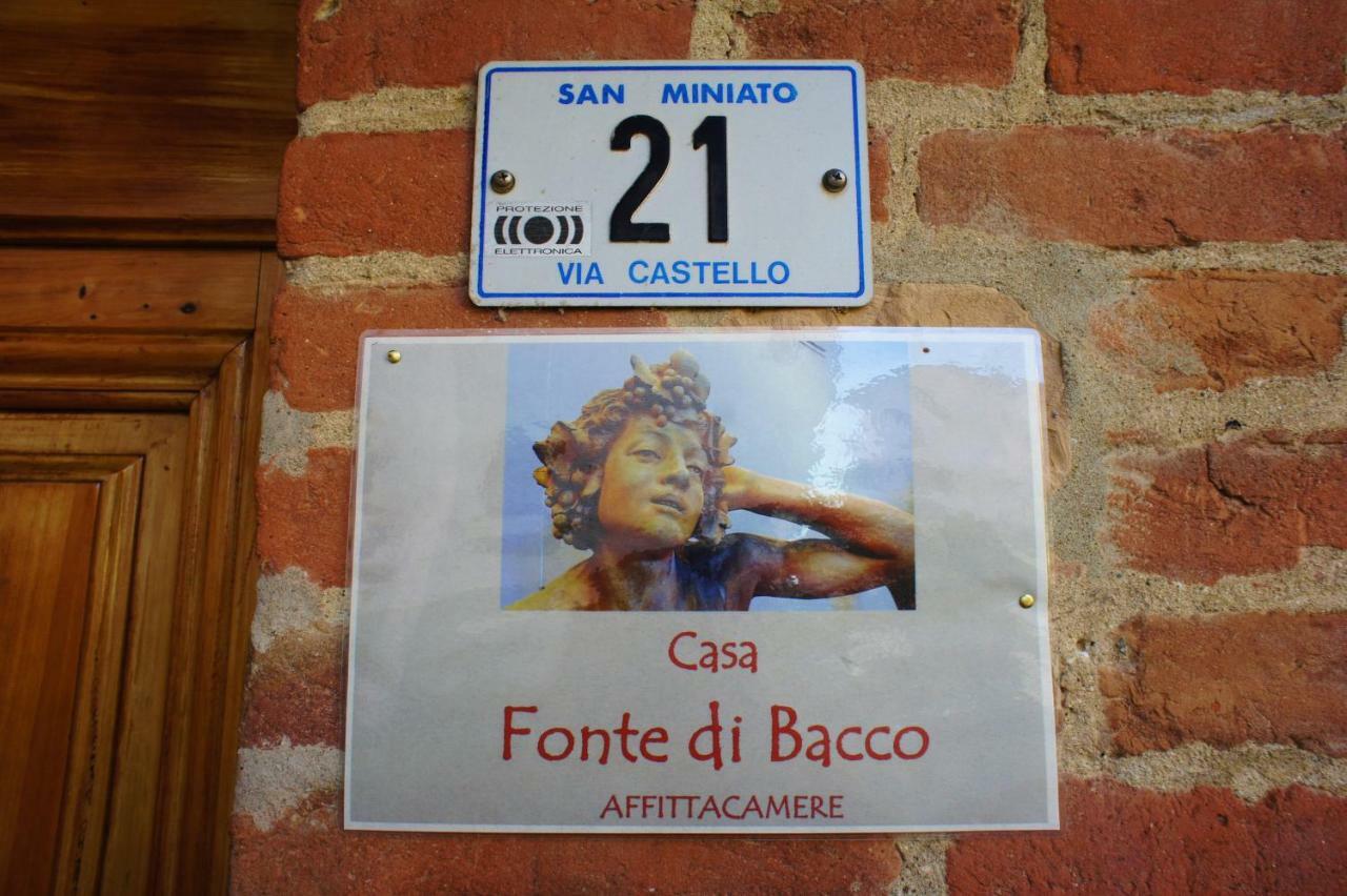 Casa Fonte Di Bacco Hotel San Miniato Eksteriør billede